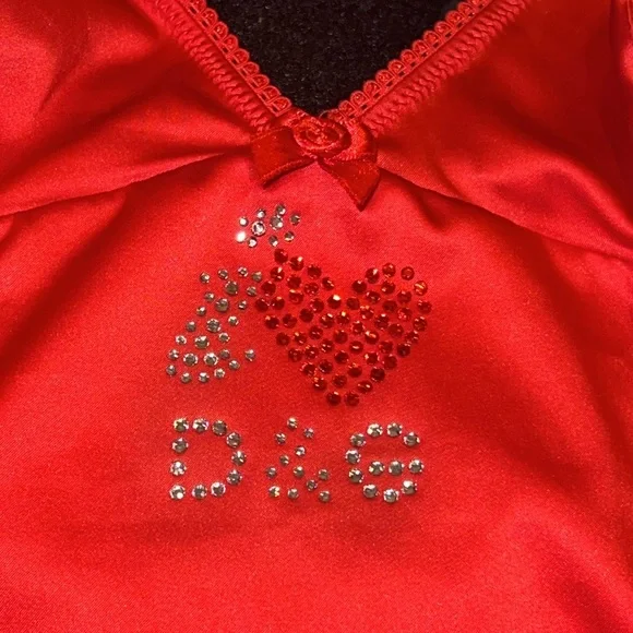 DOLCE & GABBANA RED HEART RHINESTONE TANK - Picture 7 of 16
